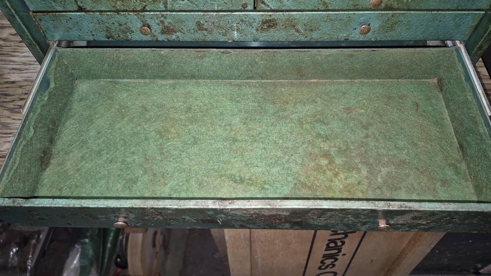 Powr-Kraft 7 Drawer Machinist Tool Box Waterloo Kennedy Montgomery Ward Remline