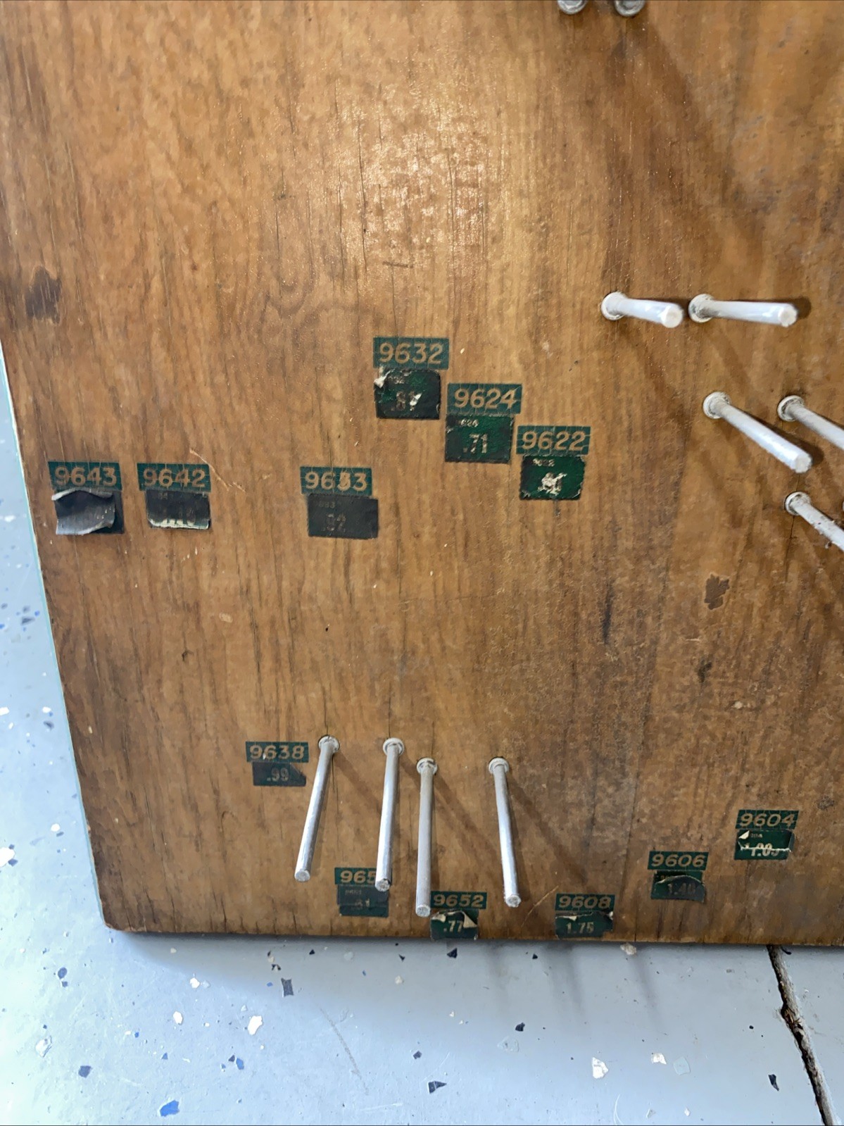 Plomb Proto Tools Hardware Store Screwdriver Display Board #96-B