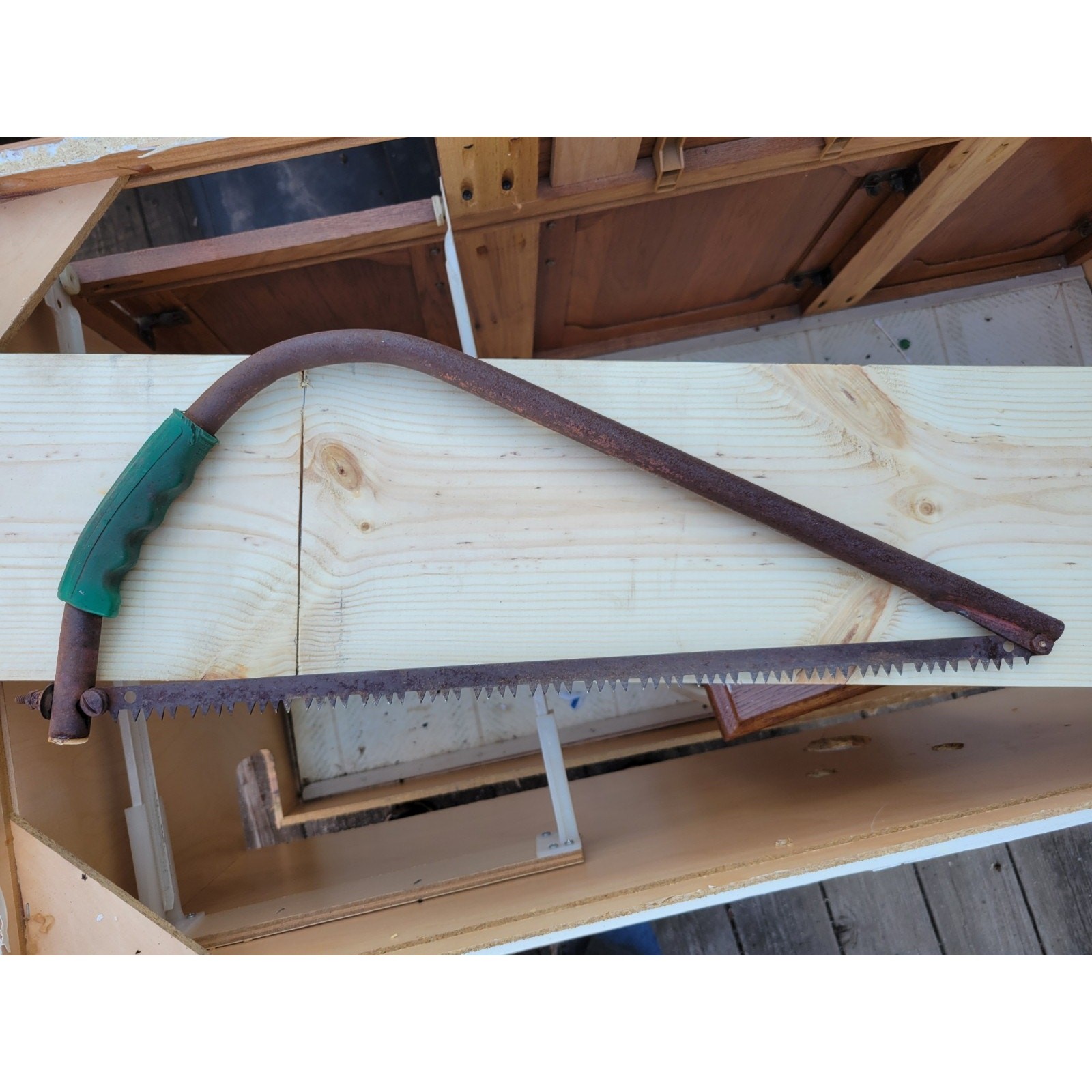 Vintage Pennsylvania Metal Hand Bow Saw 20″ Frame -Yard, Pruning, Camping USA
