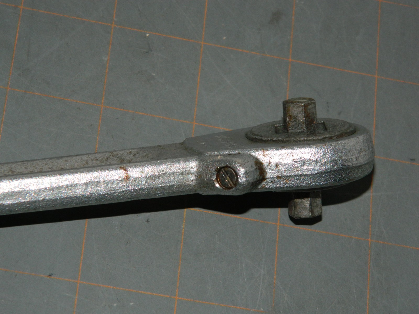 RARE Vintage Walden Worcester X6136 5/16″ Hex Drive Ratchet Wrench USA FREE SHIP
