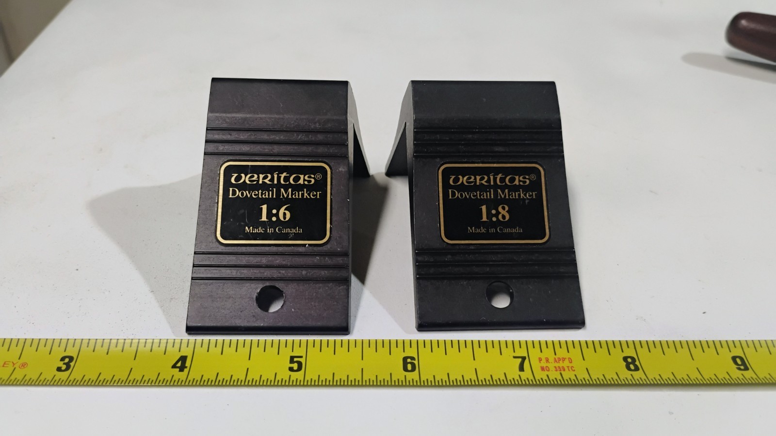 Lot of 2 Veritas Dovetail Marker 1:8 and 1:6 Made in Canada
