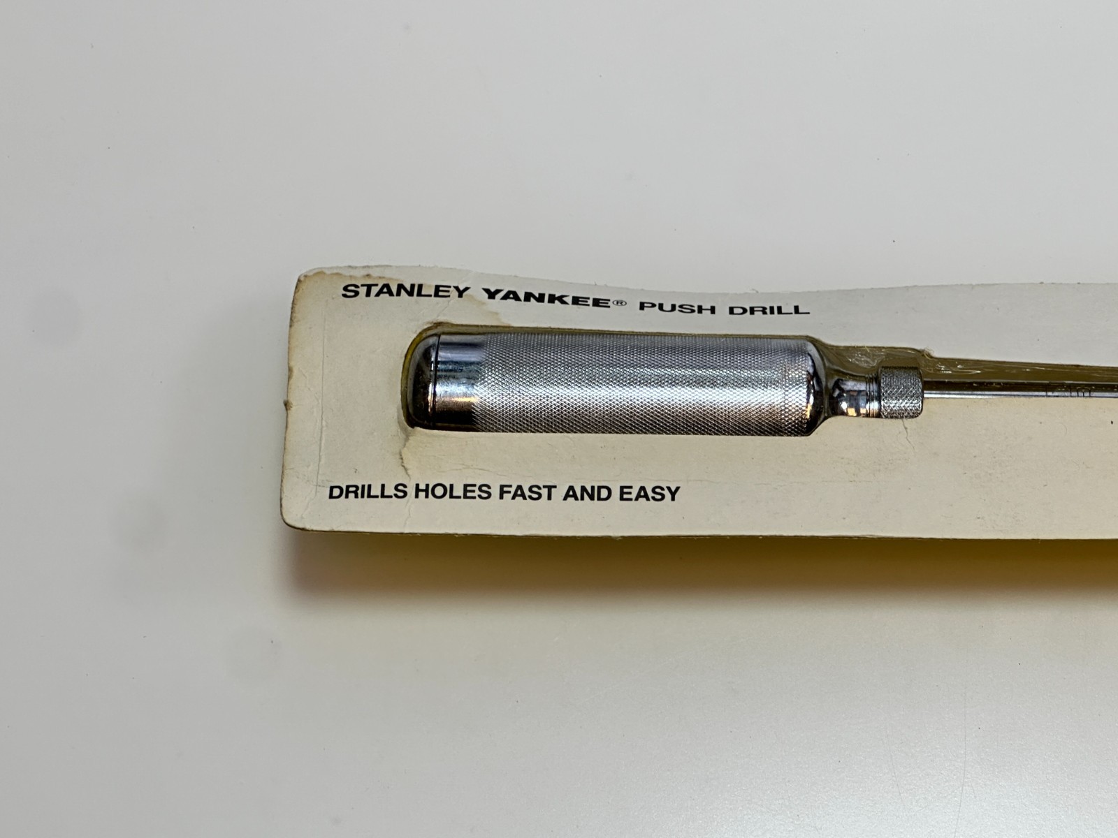 🇺🇸 Stanley Yankee USA Push Drill 03-043 w/ 8 Bits Drill Points – NEW Old Stock