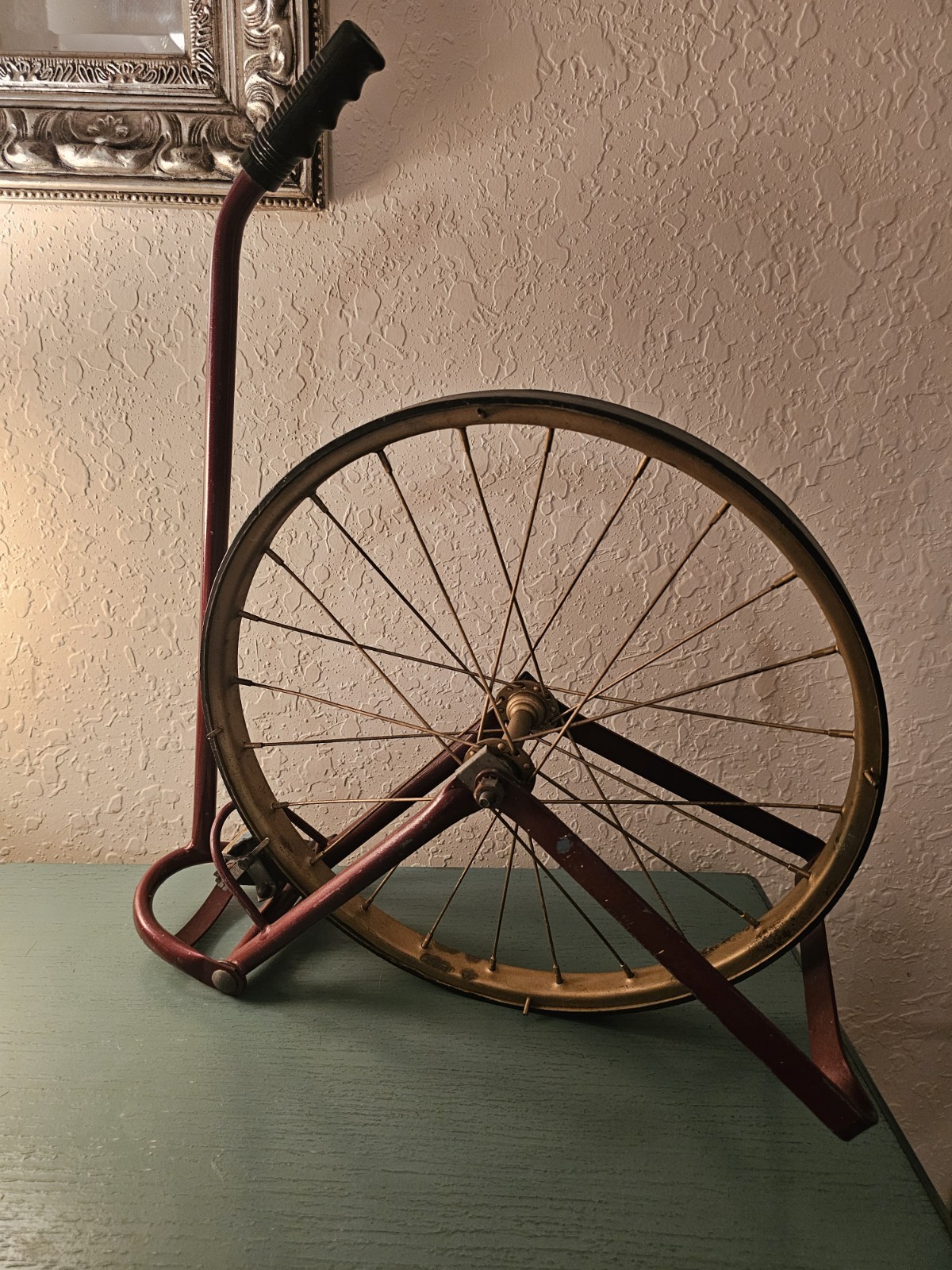 Vintage Veeder Root Bicycle Style Mechanical Counter Wheel-Works, Very Good