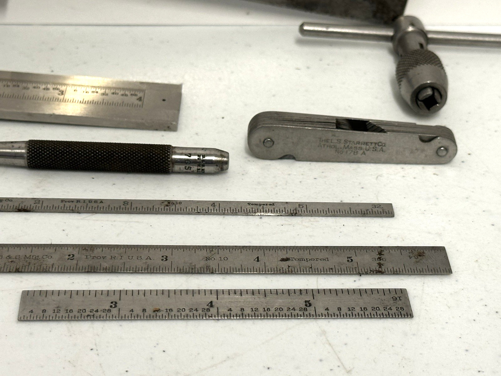 Machinist Lot Scale Tap Handle Edge Finder Depth Gage VTG Starrett Brown Sharpe