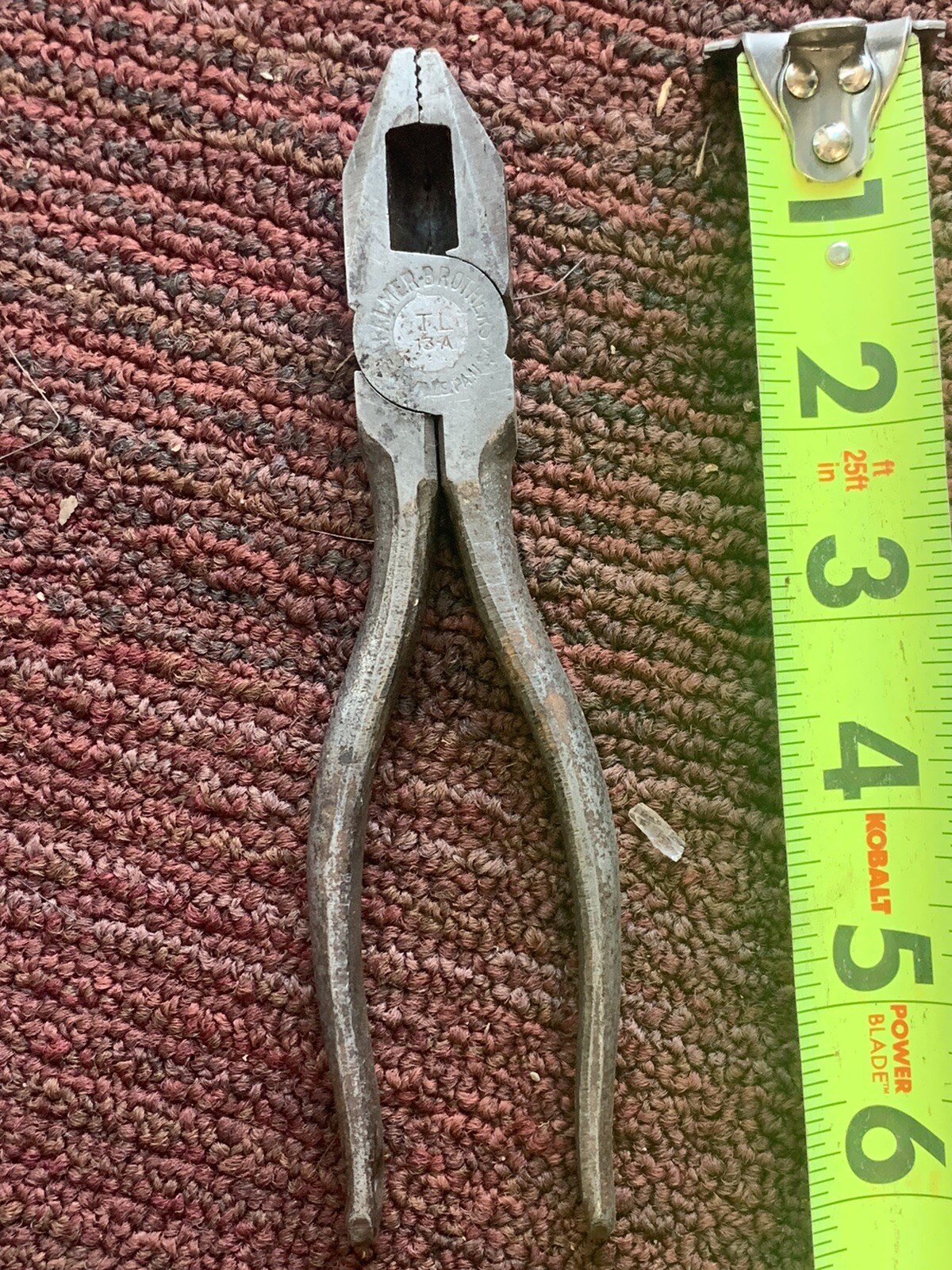 Vintage Kraeuter 1801-7 Lineman Cutter Cutting Pliers Tool (B5)