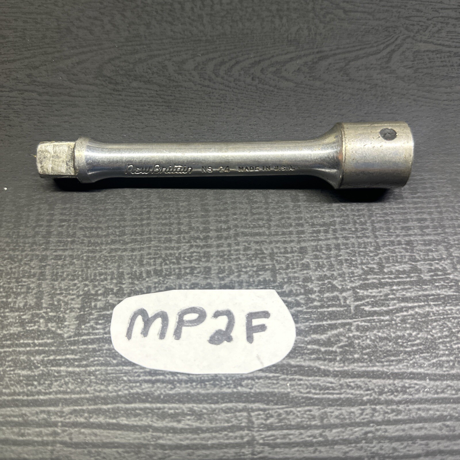 Vintage USA New Britain 1/2″ Drive 5″ Socket Extension NS24 Chrome Tool Made W