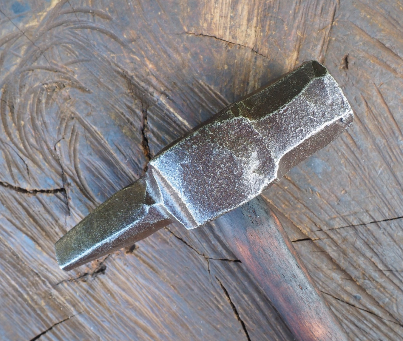 EXC 3.5LB HAMMER HANDLE “TOMAHAWK” EYE DRIFT PUNCH TOOL BLACKSMITH ANVIL VINTAGE