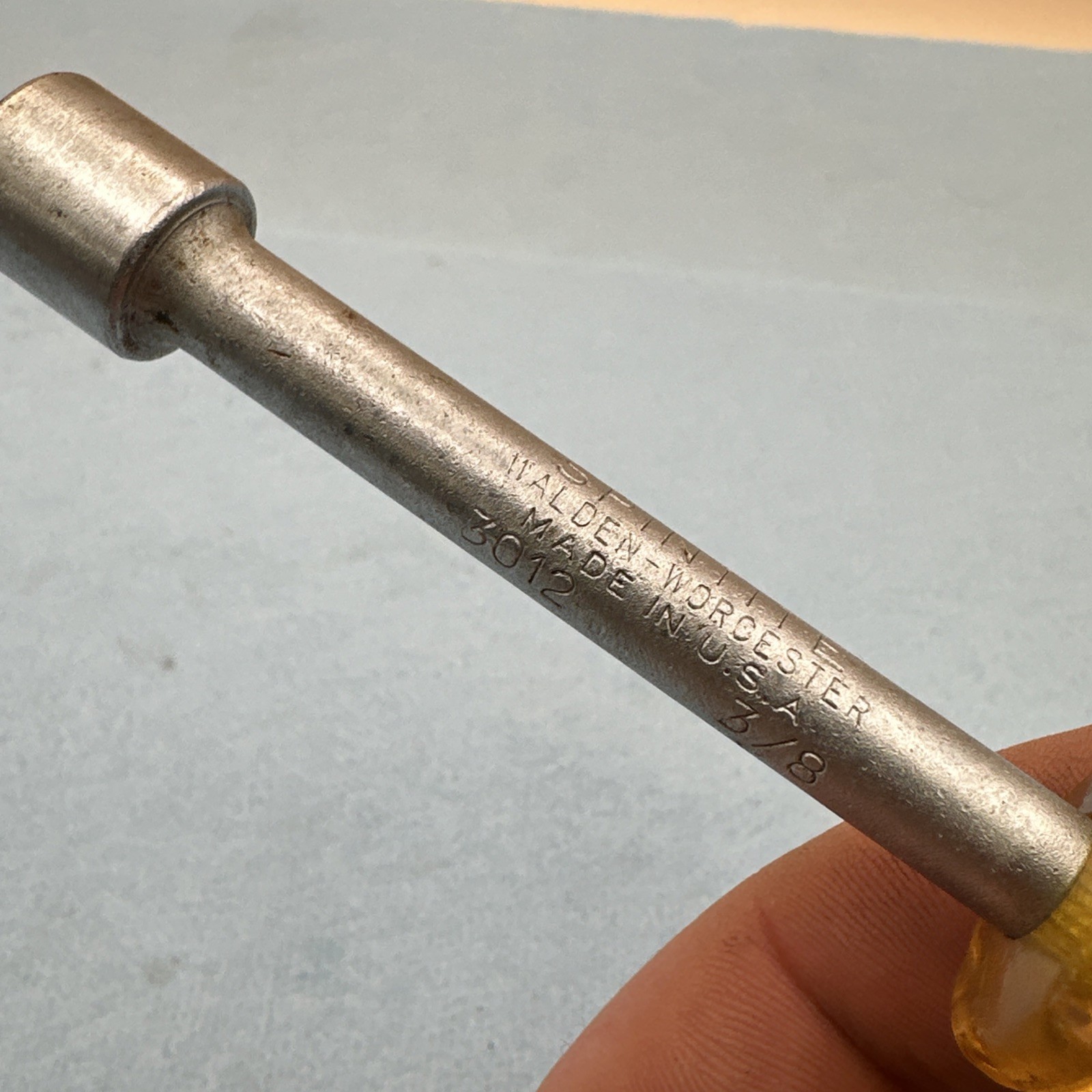 Stevens Walden, Inc 3/8″ Nut Driver Amber Handle Spintite 3012 USA Vintage