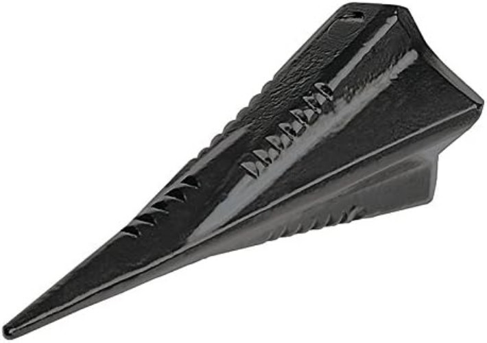 Diamond Wood Splitting Wedge – 4 LB Heavy Duty Torpedo Design for Easy Splitting