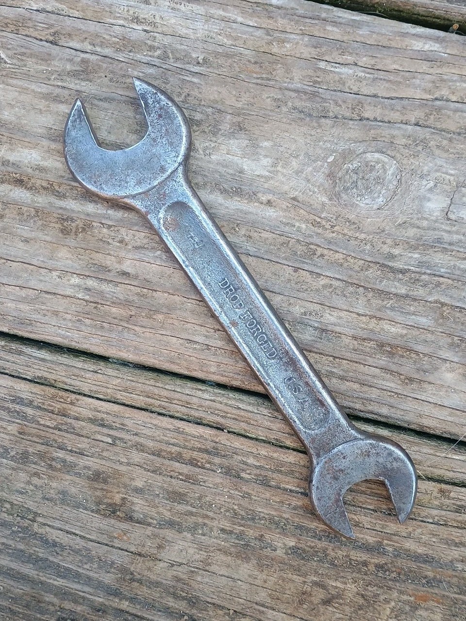 J. P. Danielson Controlled Steel 3/4″ & 5/8″ Open End Wrench Drop Forged USA