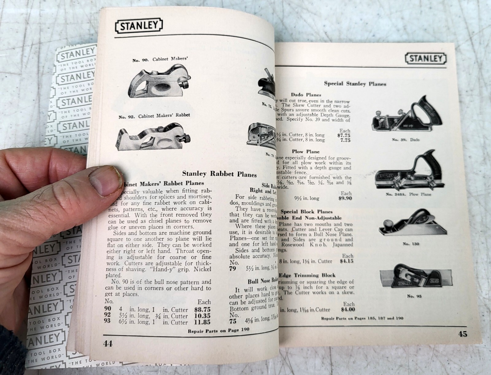 Stanley Tools Catalog No 34 c1953 w Yankee Tool Section 208 pages ORIGINAL