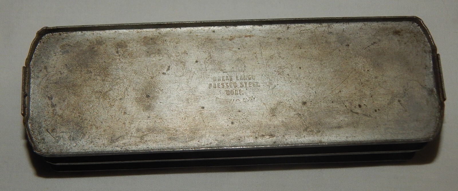 Vintage 1965032 Drill Bit Metal Stand holds 60 USA Great Lakes