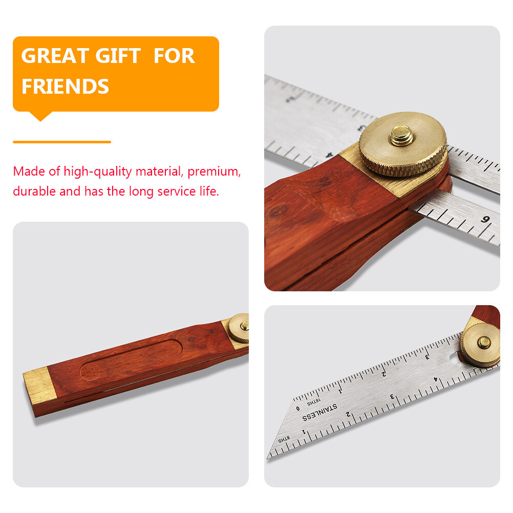 Adjustable Gauge Measurement Sliding Angle Ruler Sliding T- Bevel Carpenter Tool