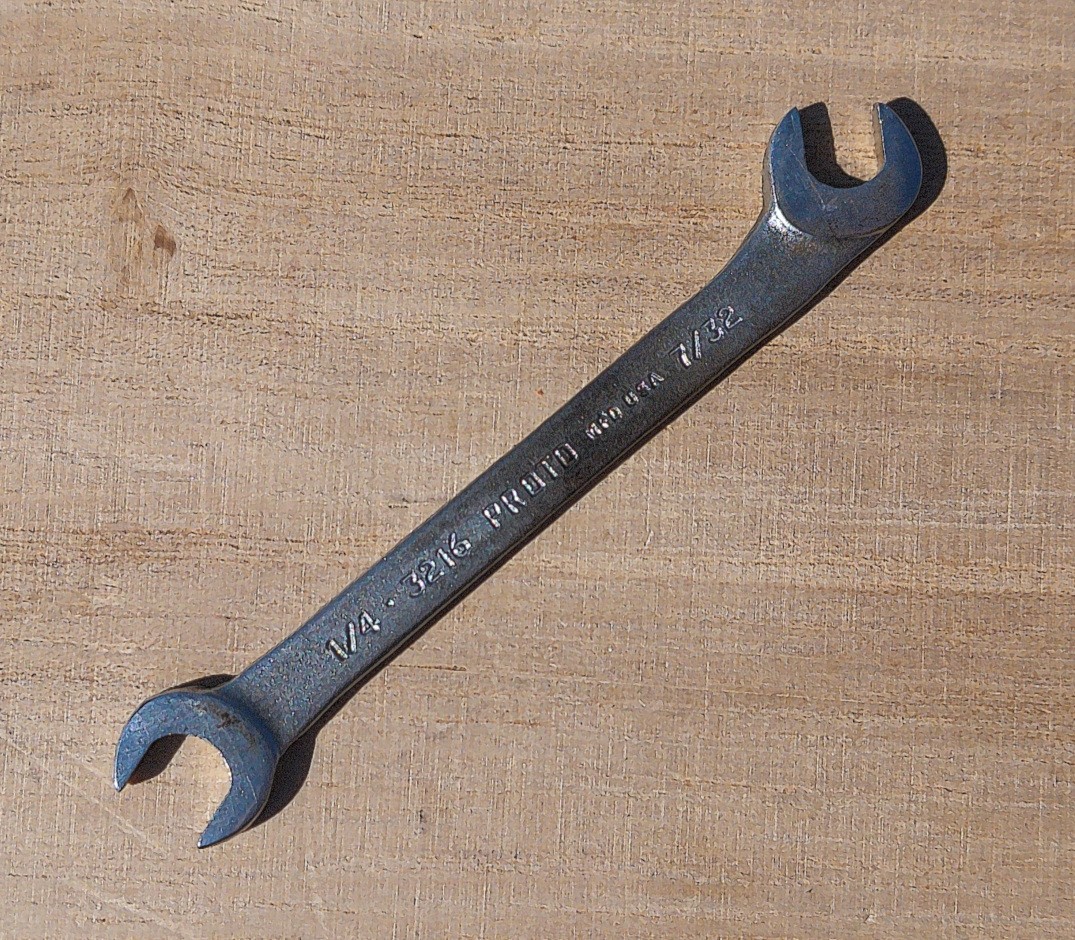 PROTO Tools Model No. 3216 1/4 X 7/32 inch Angle Ignition Wrench