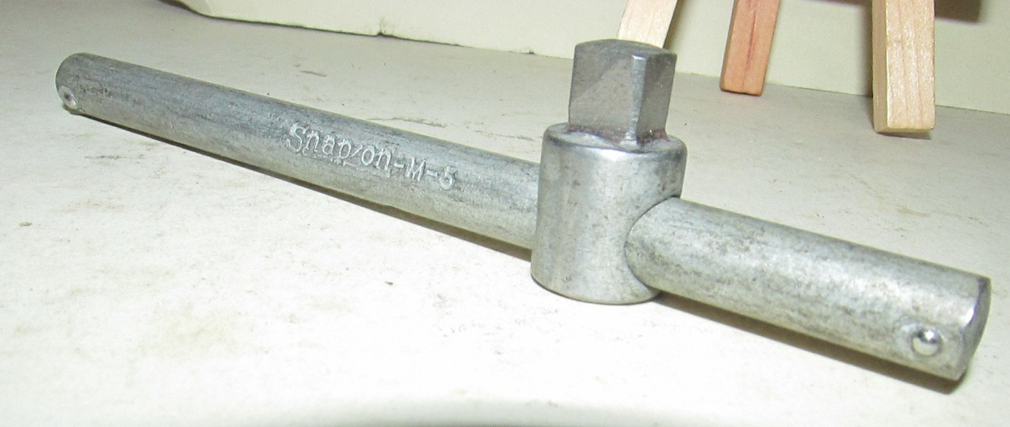 Vintage Snap-On M-5 9/32″ Drive 4.5″ Long Sliding T-Handle Breaker Bar USA