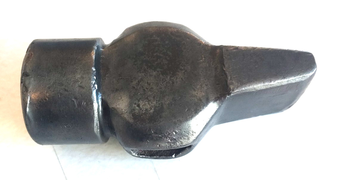 Vintage Cross Peen Blacksmith Hammer Head 2 lb 1 oz Tool Forging Anvil Hand Tool