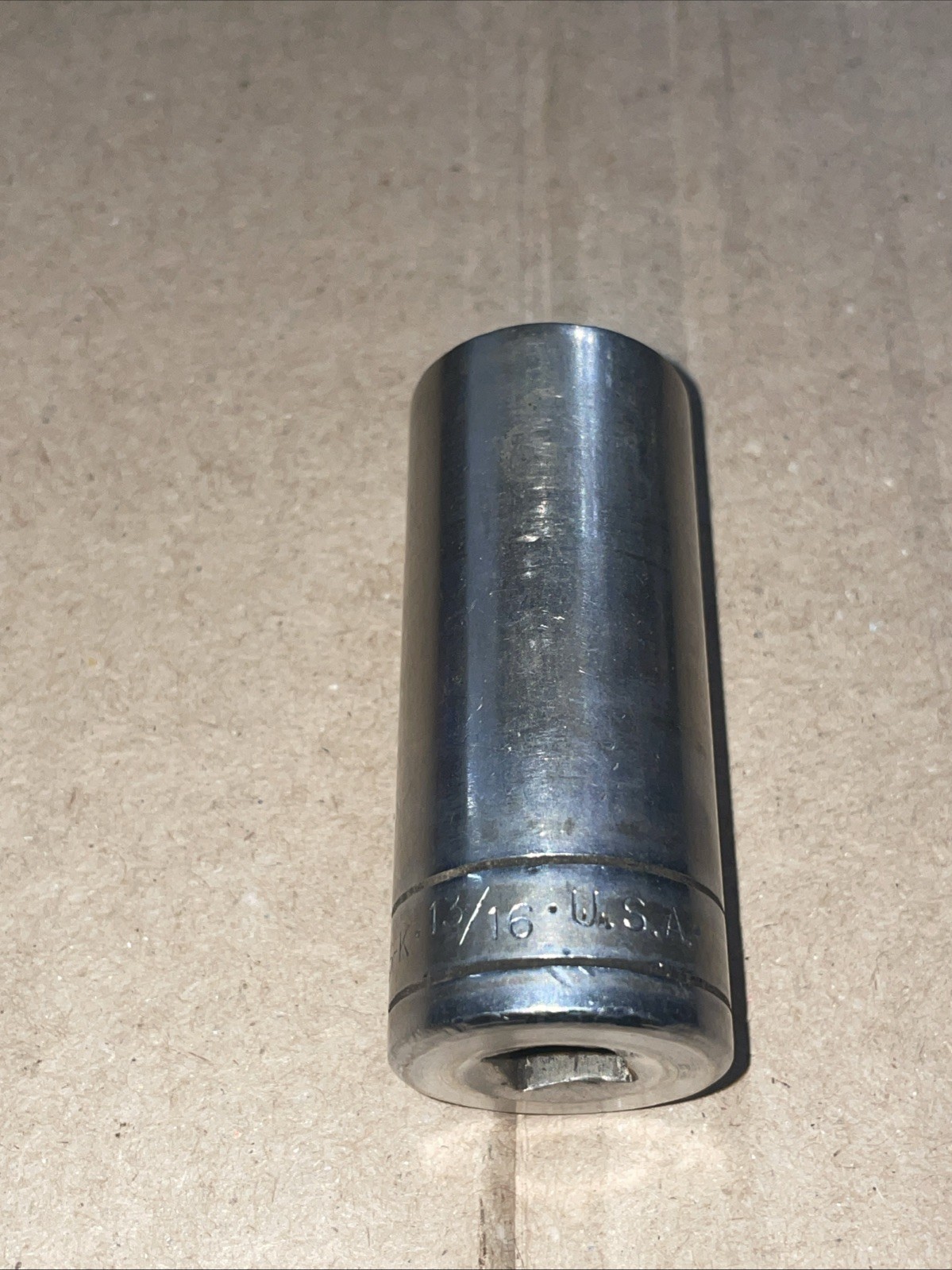 Vintage S-K #40426 13/16” deep well socket 6-point 1/2” drive