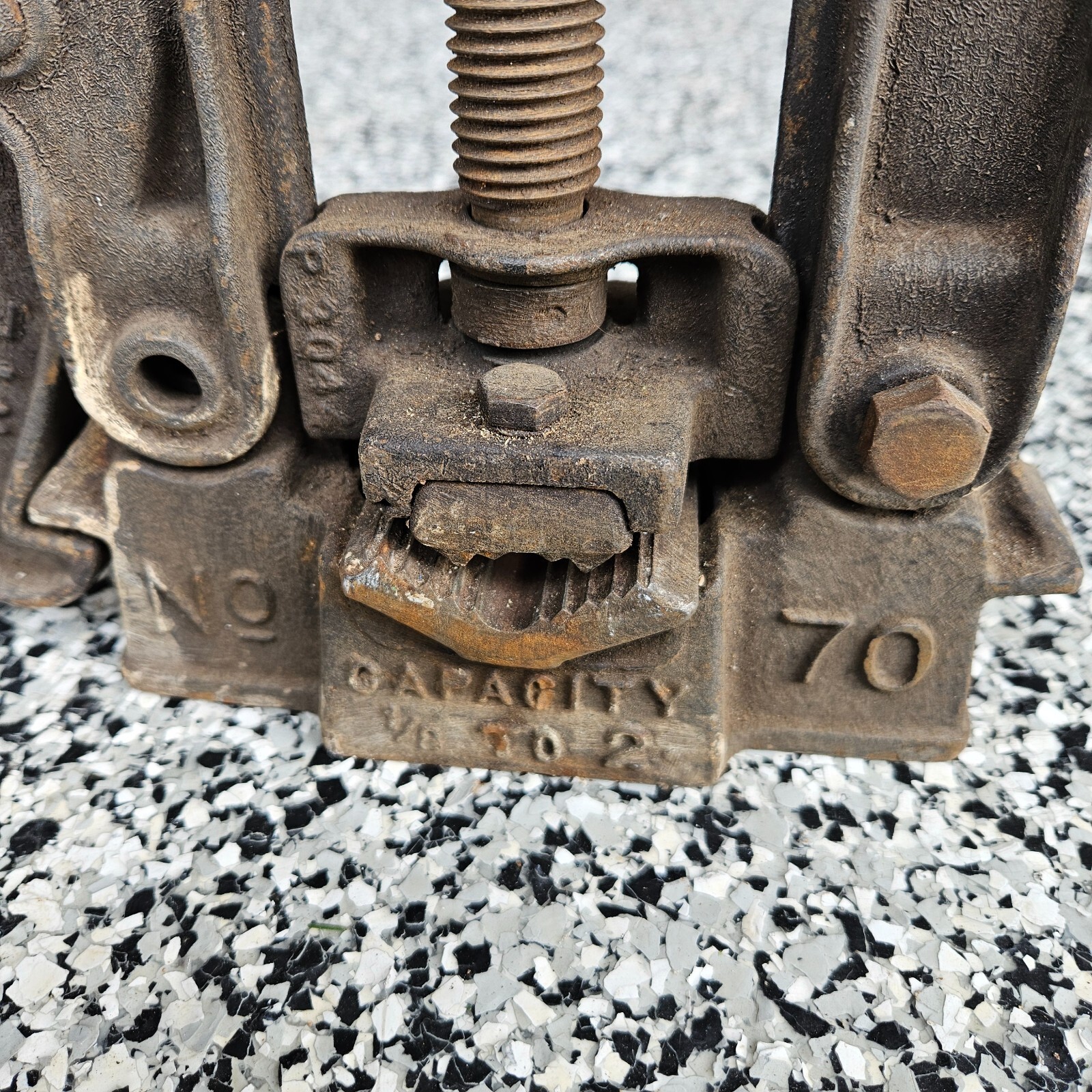 Vintage – PIPE VISE 1/8”-2” PIPE CLAMP NYE NO 70