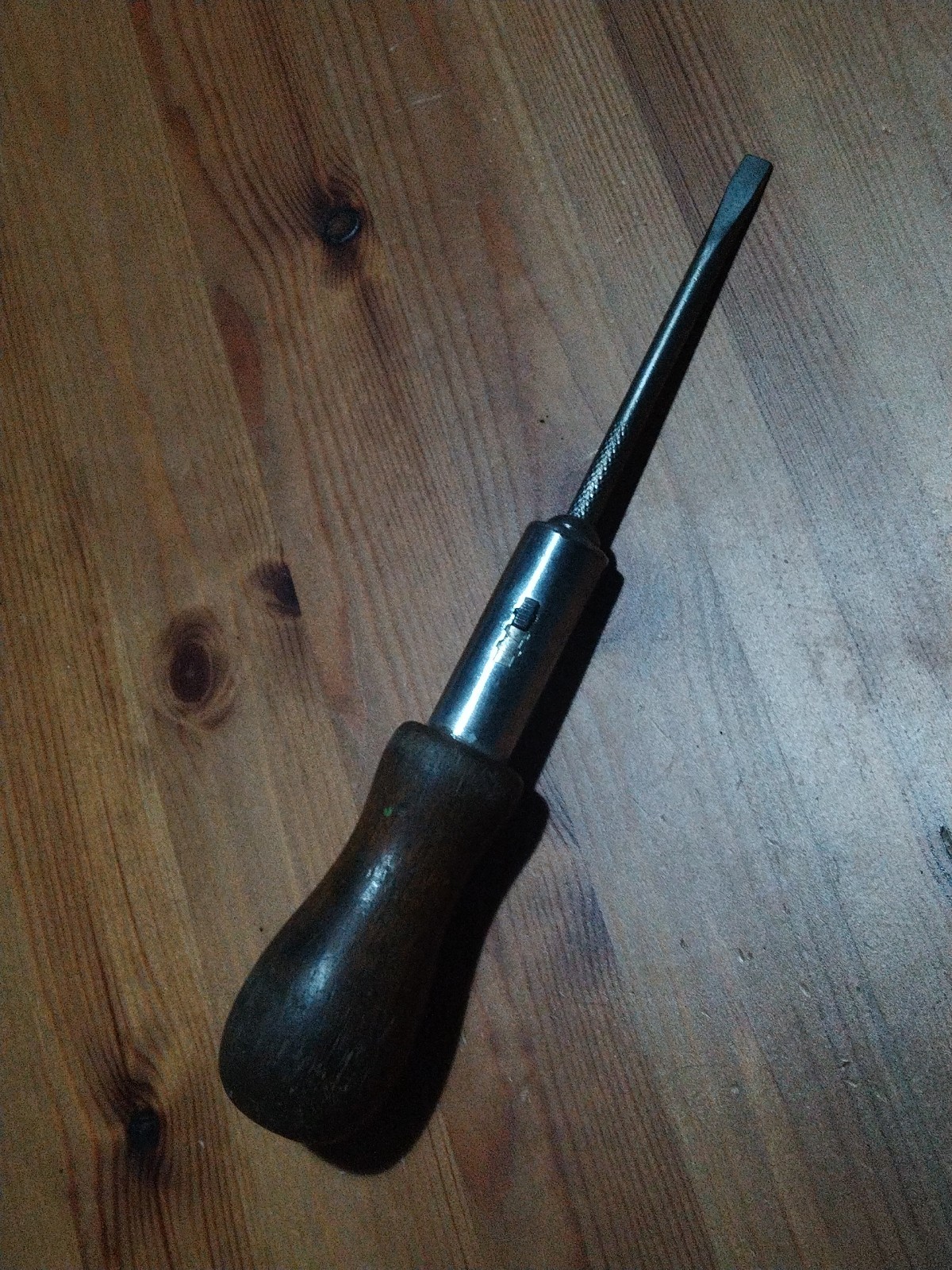 🇬🇧 8in Vintage Leyris Ratchet screwdriver Good Working Condition 22cm Long
