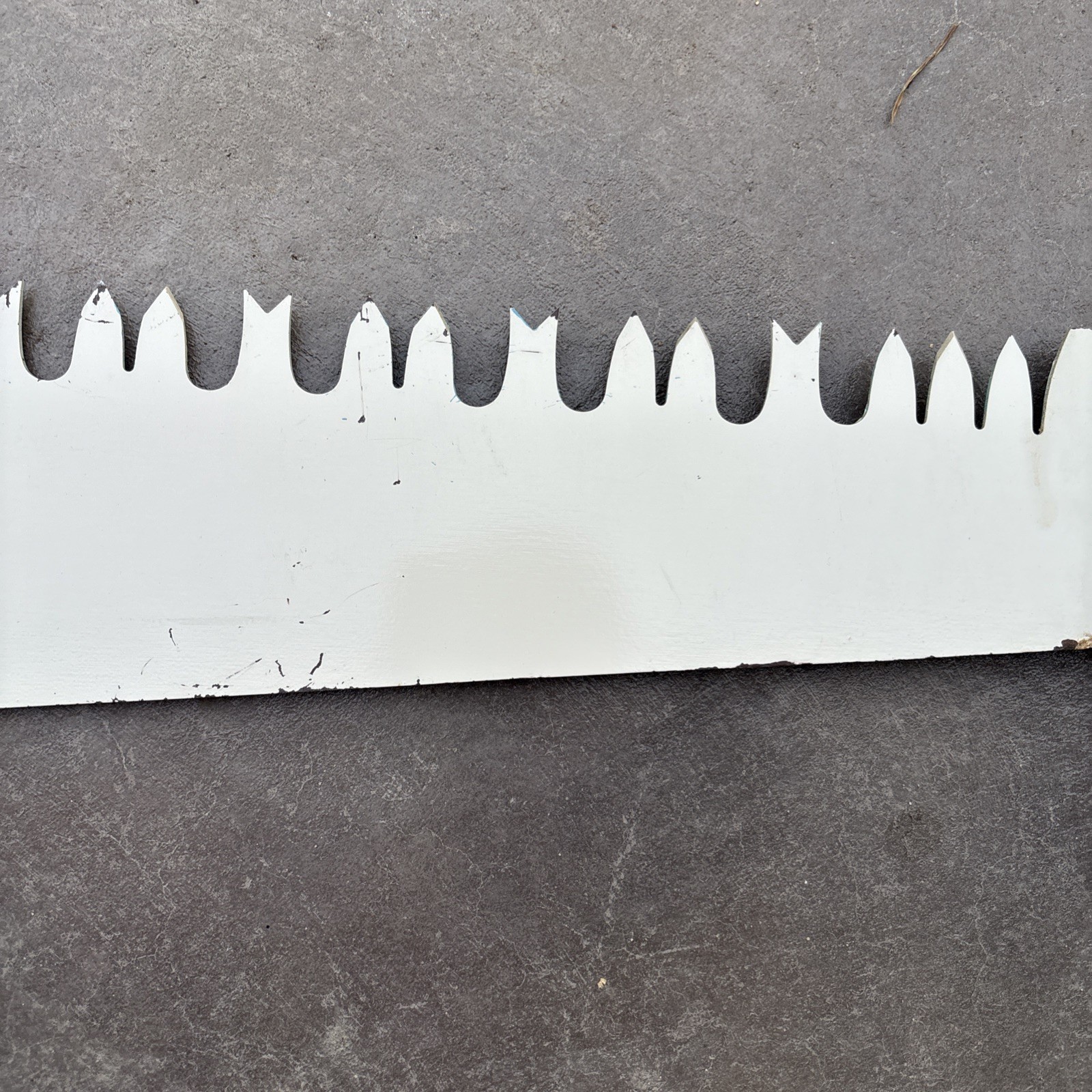 5’6″ Hand Painted 2 Man 2 Handle Crosscut Saw Folk Art Country Farm Amish Barn