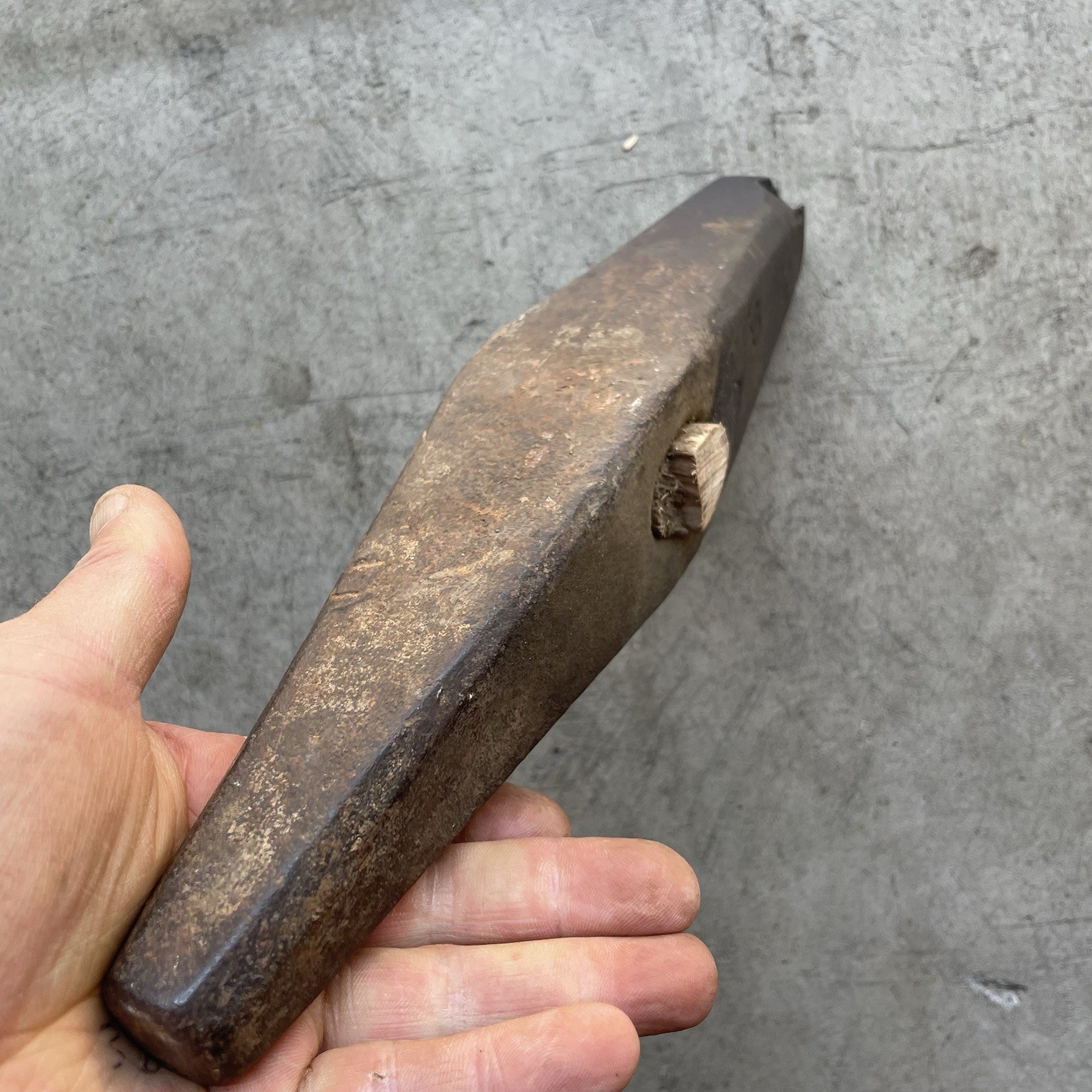 Vtg 10 lb. Railroad Spike Driver Rail Splitter Sledge Hammer Santa Fe Route