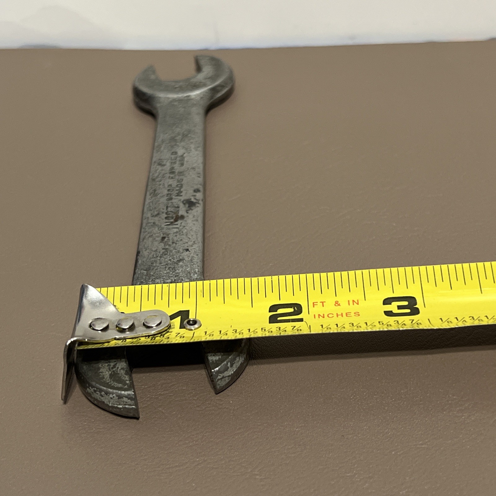 Vintage No.27 Open End 5/8 X 9/16 Made & Drop Forged in USA Open Ended Wrench