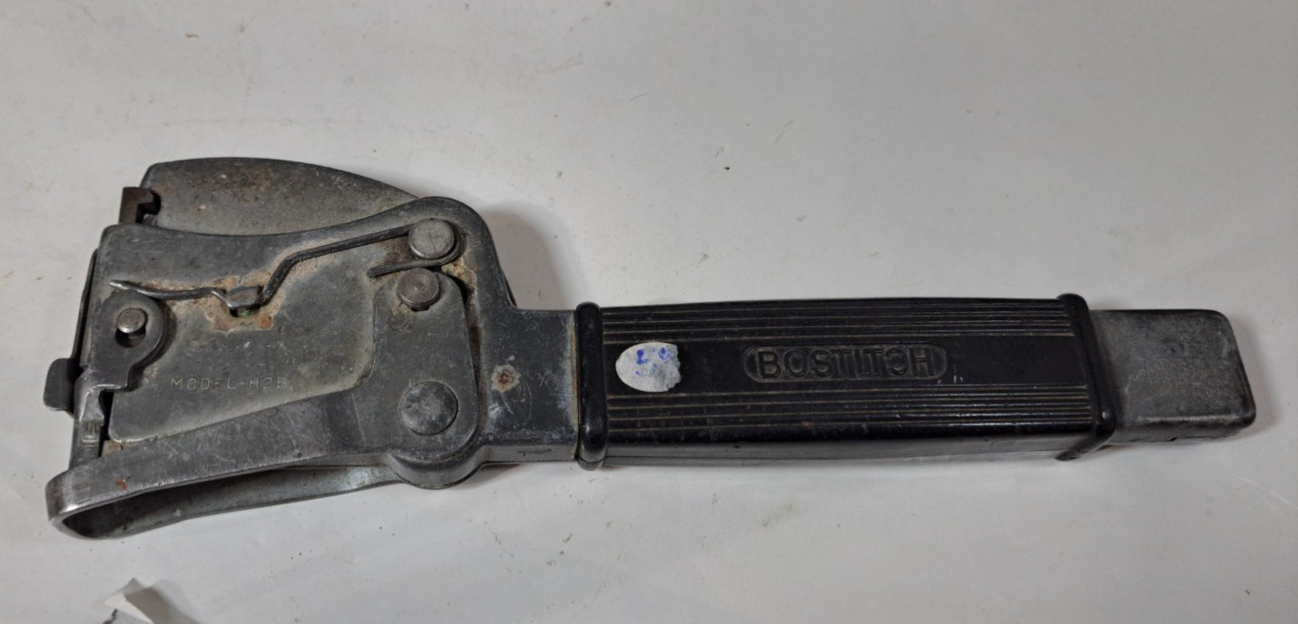 Vintage Bostitch Model H2 Staple Hammer Tacker Stapler