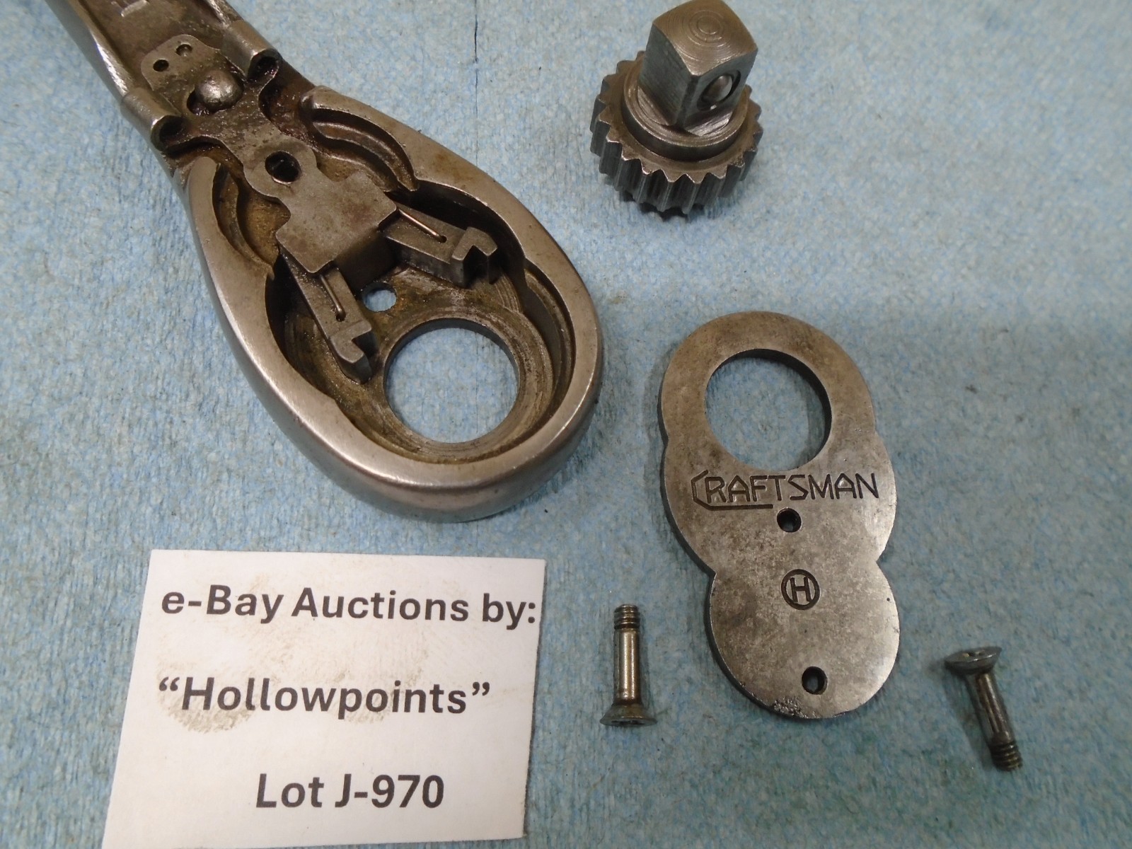 Craftsman USA vintage H code Ratchet 3/8″ Drive w/ 20 Tooth Gear J970