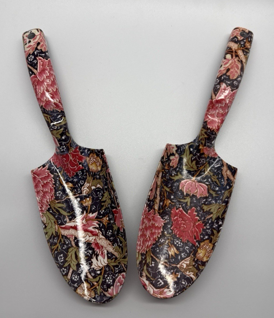 Wild & Wolf Cray Print Garden Trowels set 2 Victoria & Albert Museum Gift Floral