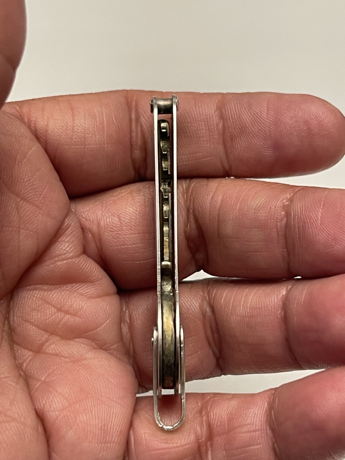 R. Blackinton & Co. Sterling Silver Key Case Holder Art Deco Fob Monogrammed PAP