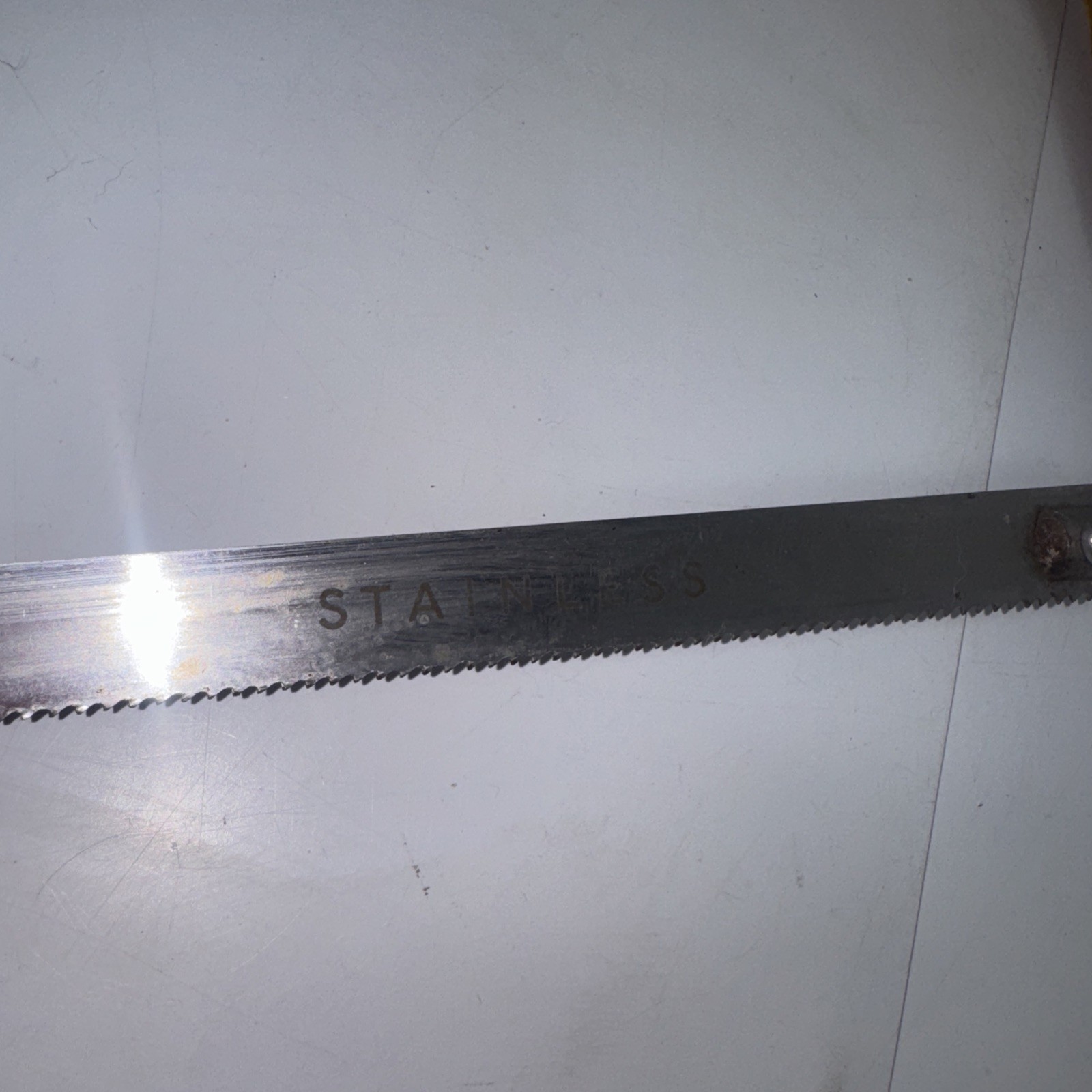 Vintage 20″ Craftsman Stainless Steel Butcher Hand Saw Bone/Hack W/ Wood Handle