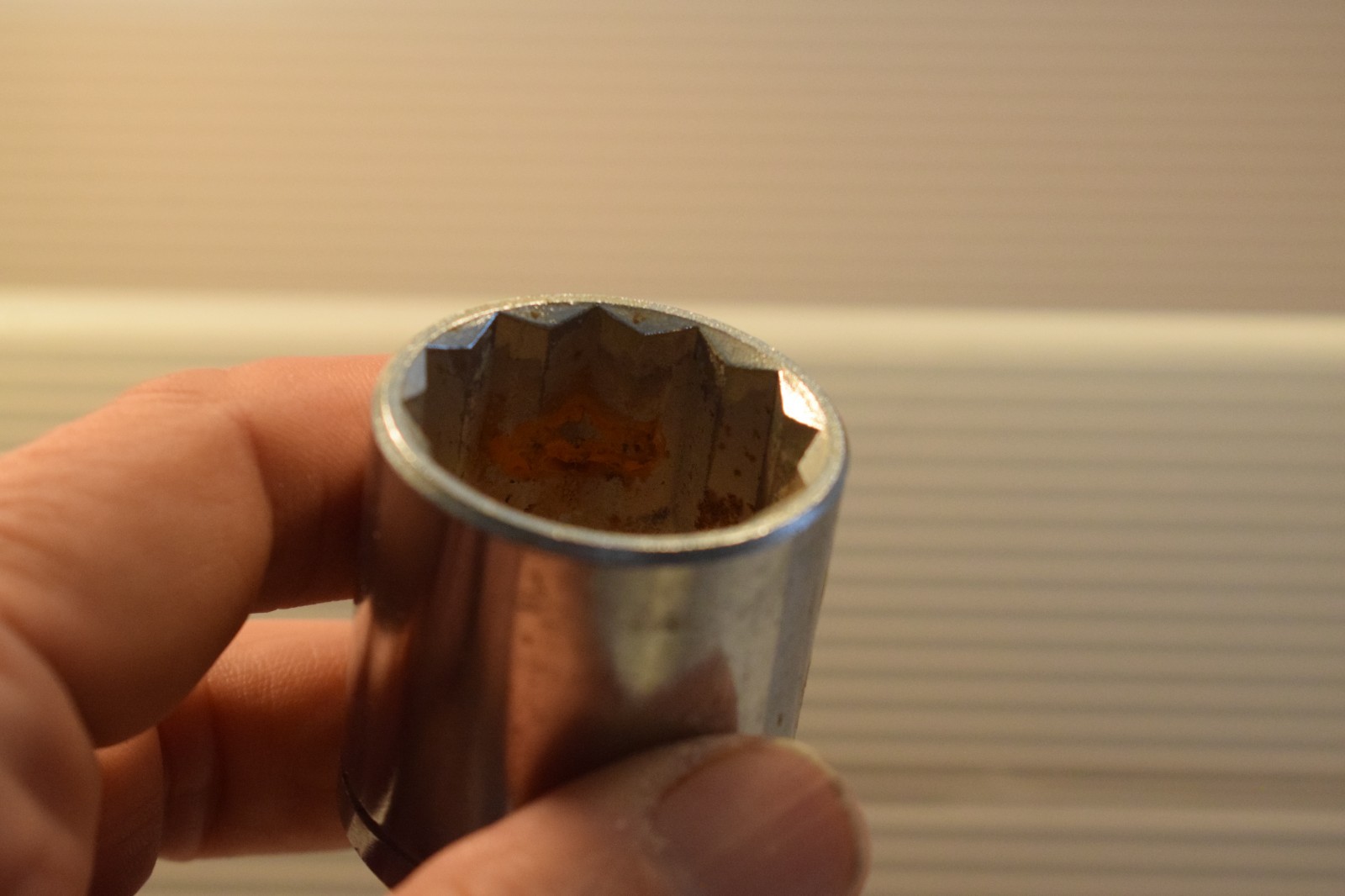 PRO MATE SIZE 1-1/16″ 12 POINT SOCKET 1/2″ DRIVE SAE MADE IN KOREA HAND TOOL