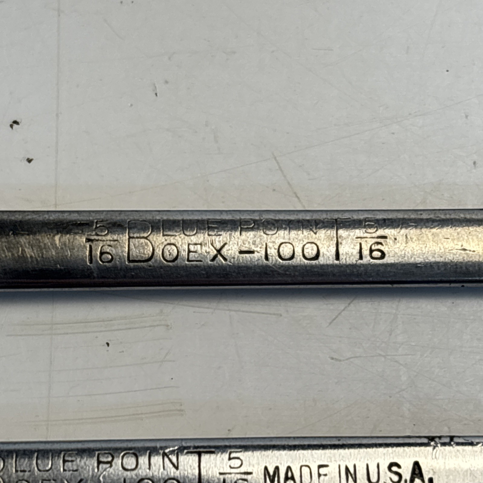 Blue Point OEX 100 5/16” Combination Wrench Lot USA Vintage