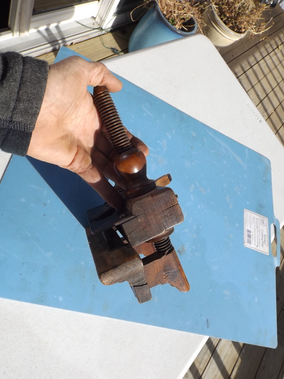 Very Rare CASEY KITCHEL & CO Plow Plane dated 1847-1856