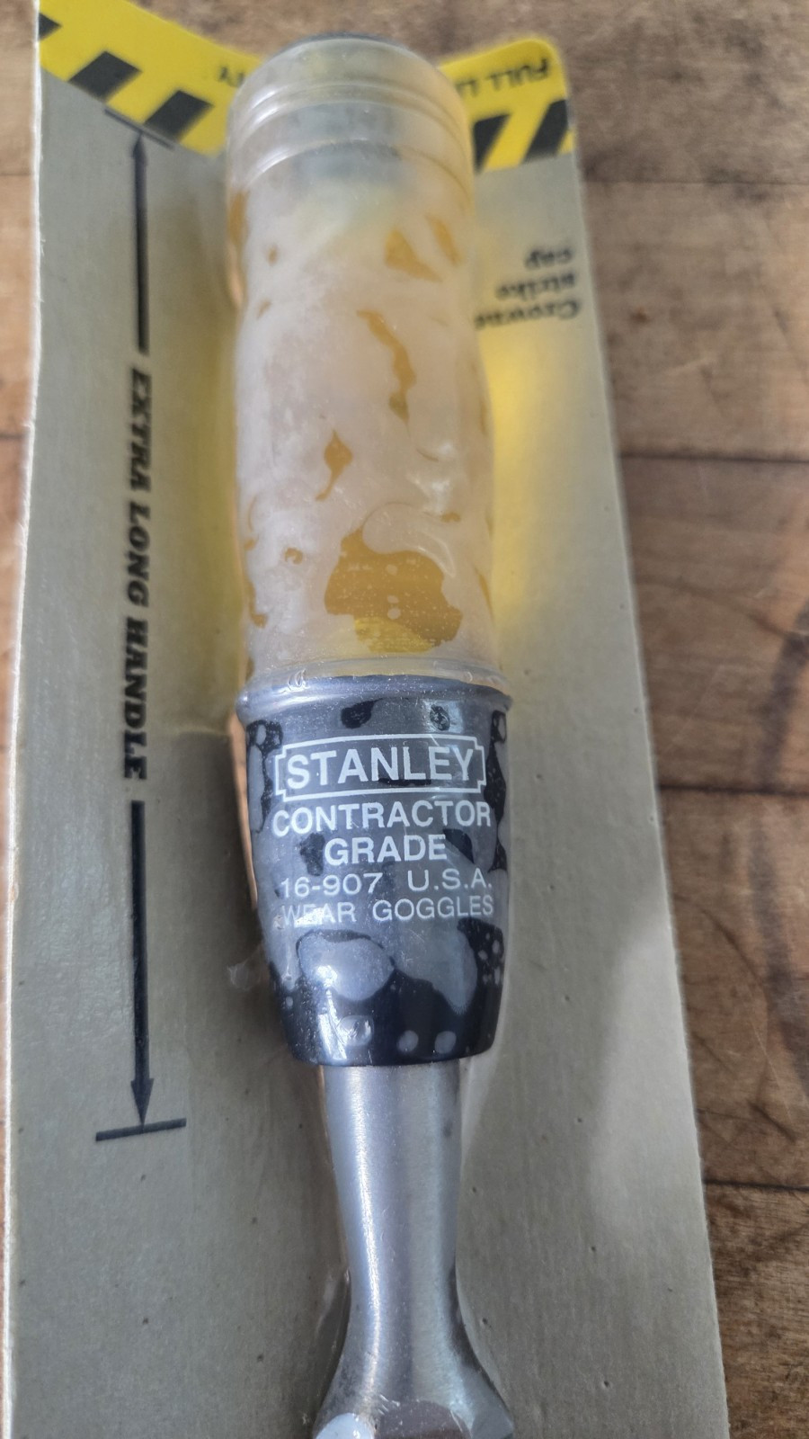 Vintage Stanley 3/4” Wood Chisel Bevel Edge Contractor Grade (16-907) USA
