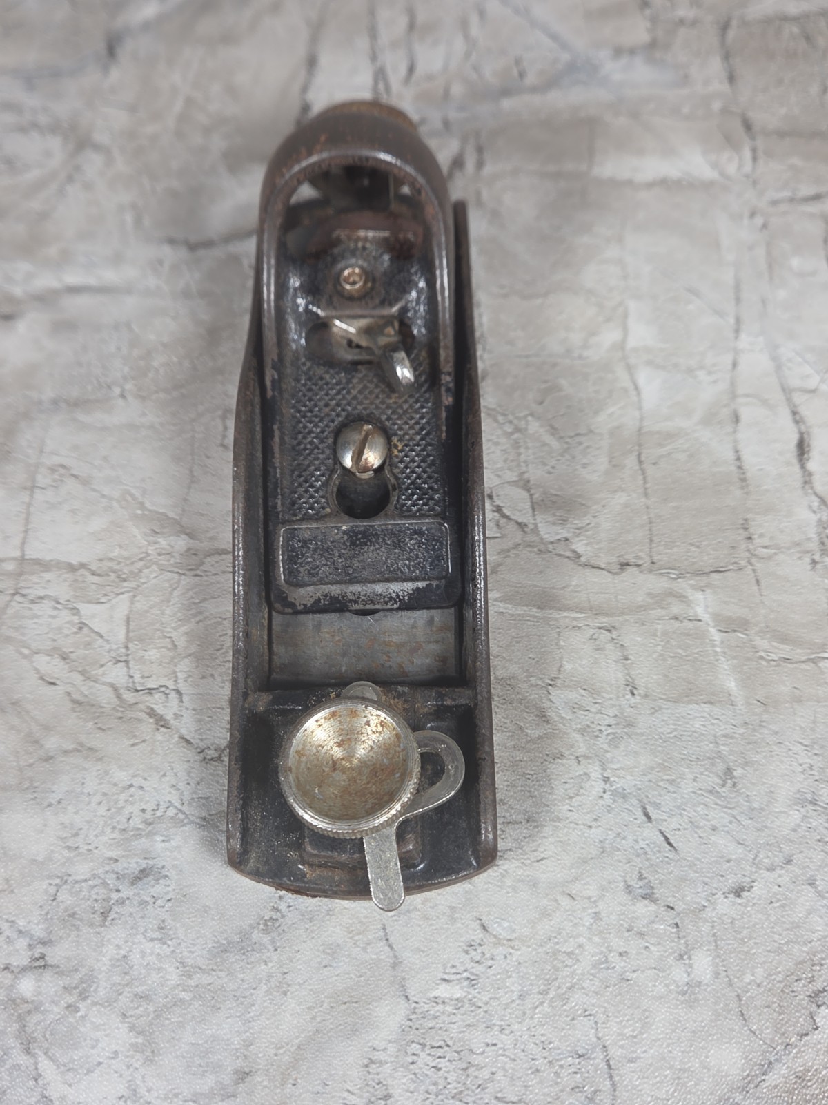 Vintage Hand Plane Tools Stanley 399 Pocket Surform & Angel Block Plane Lot (2)