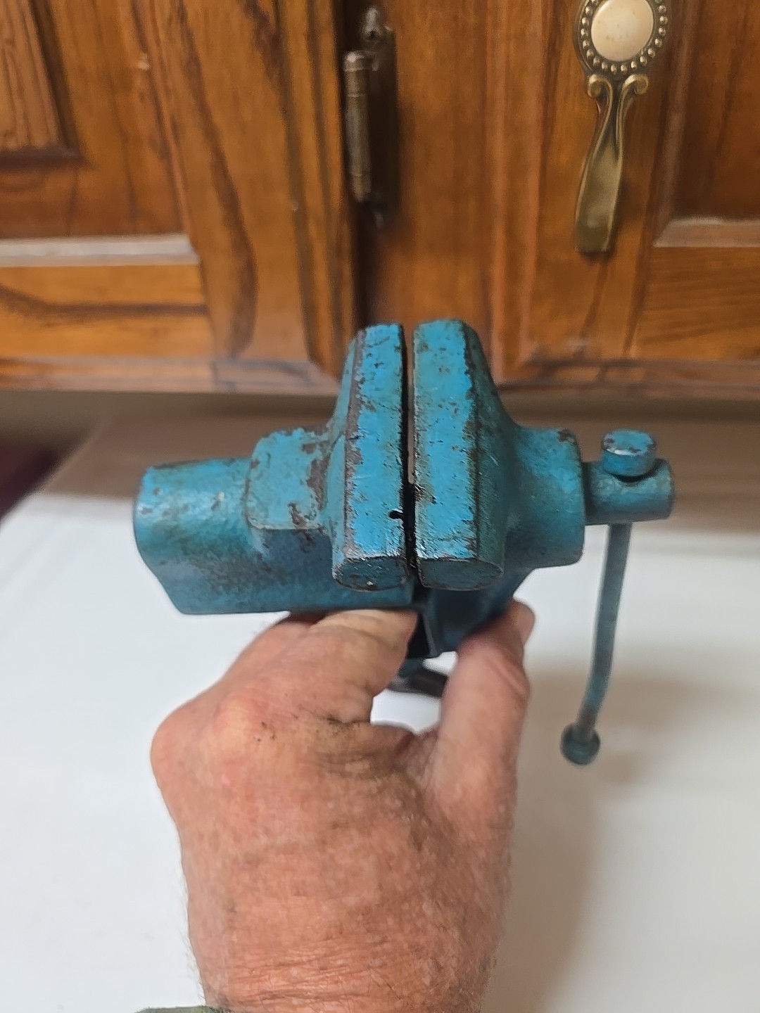 Vintage Small GERMAN Vise Machinist Blacksmith Jewelry Making Old Tool 2-1/2