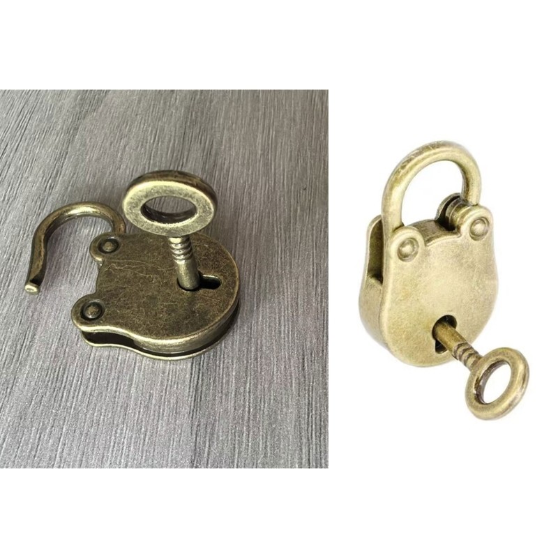 Stylish Mini Bear Lock Unique Vintage Zinc Alloy Lock set for Luggage & Boxes