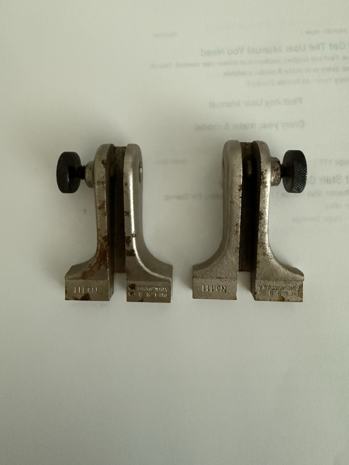 Vintage #111 STARRETT STAIR GAUGE FIXTURE