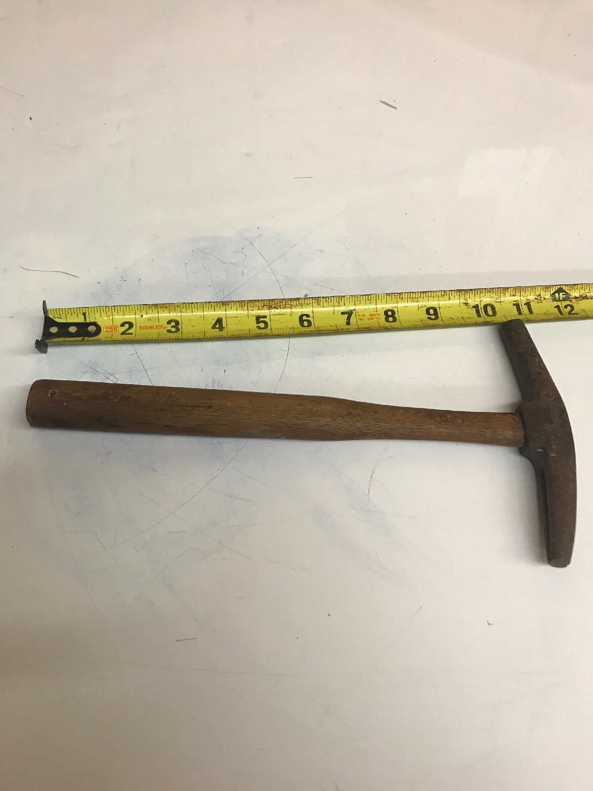 Vintage A R ROBERTS Boston Mass. Tack hammer with Horseshoe mark Antique