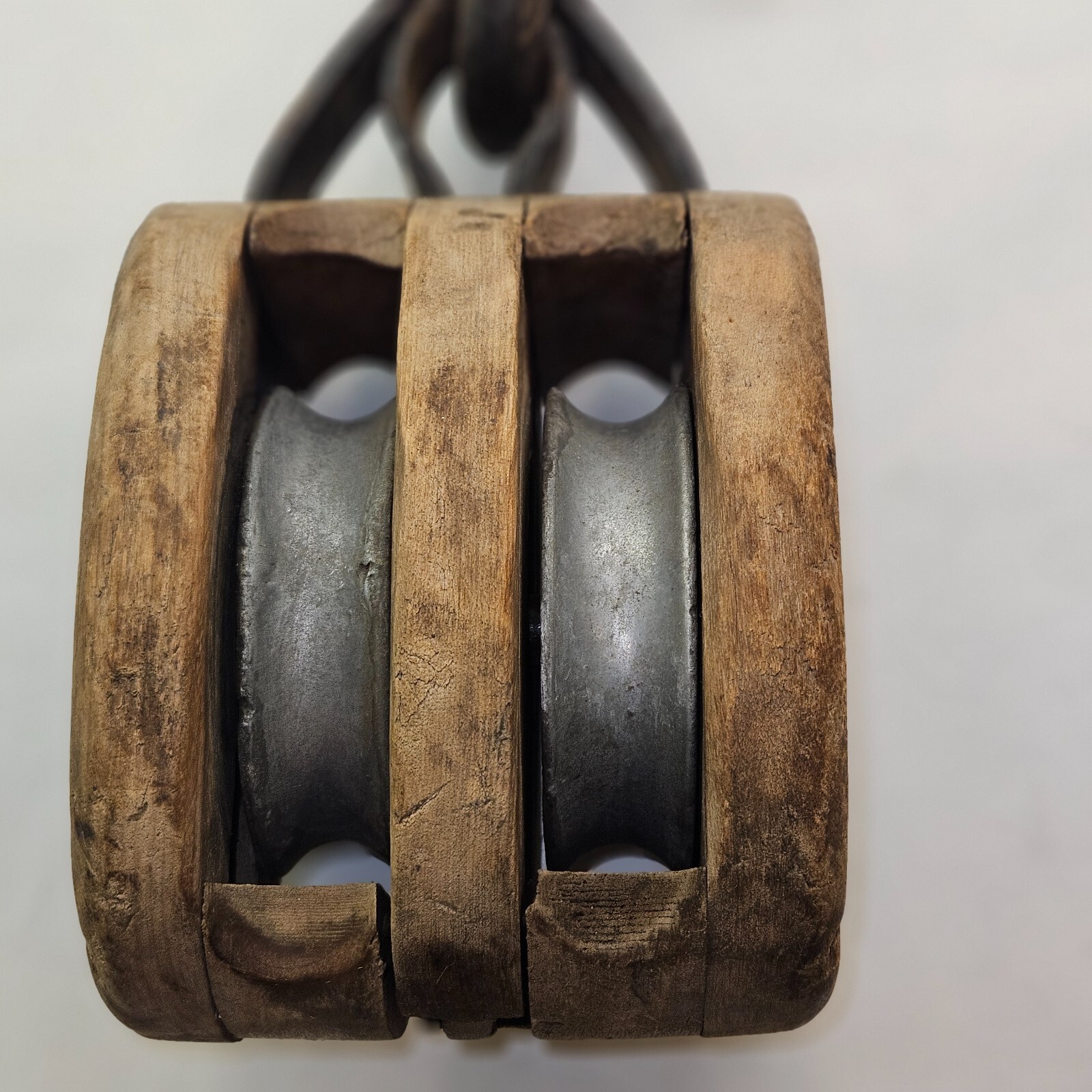 Vintage 1930s-40’s Boston and Lockport Block & Tackle Pulley-12″X5″X4″-