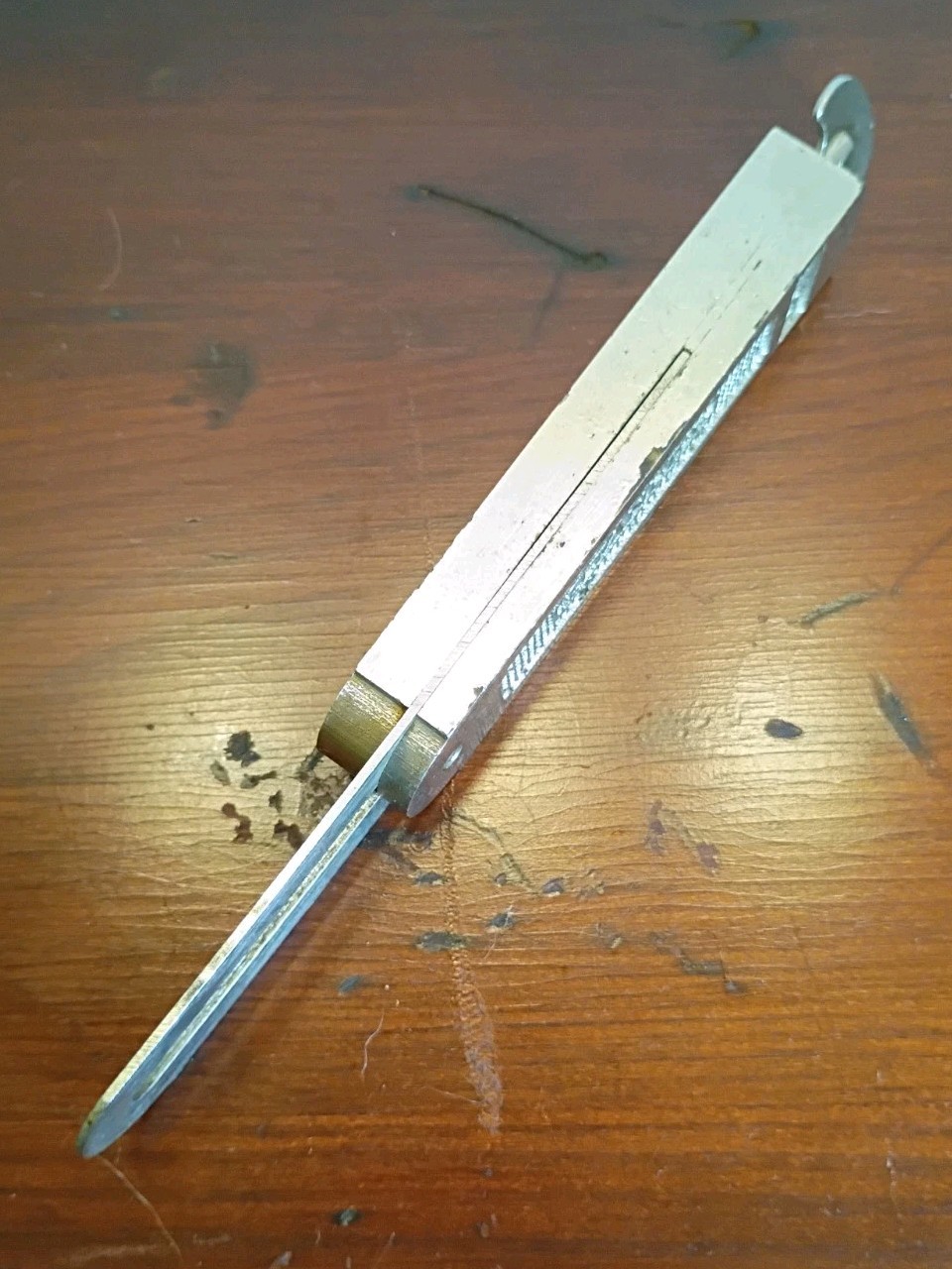 Vintage Stanley No 18-6″ Sliding T-Bevel Square Angle Gauge Made in USA Tool.