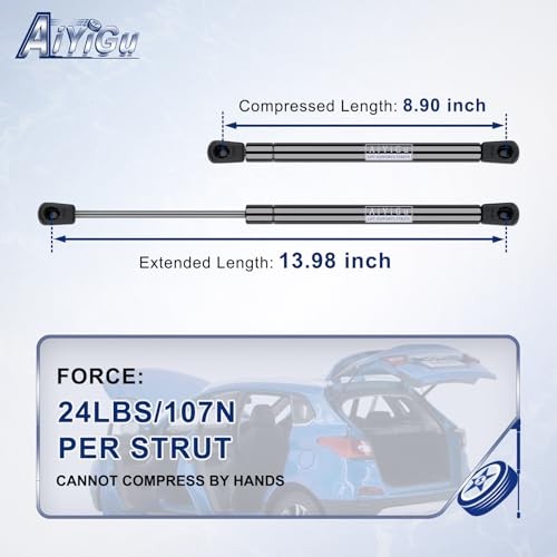 14 Inch 24LB/107N Gas Shock Strut Spring Lift Support for Leer Truck Camper