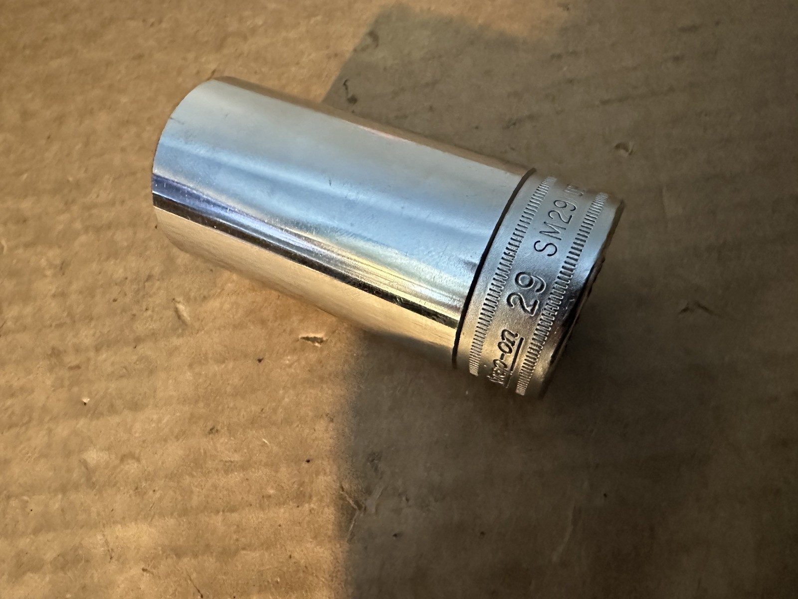 SNAP-ON TOOLS 1/2″ DRIVE DEEP 29 MM METRIC 12 POINT SOCKET SM29 USA