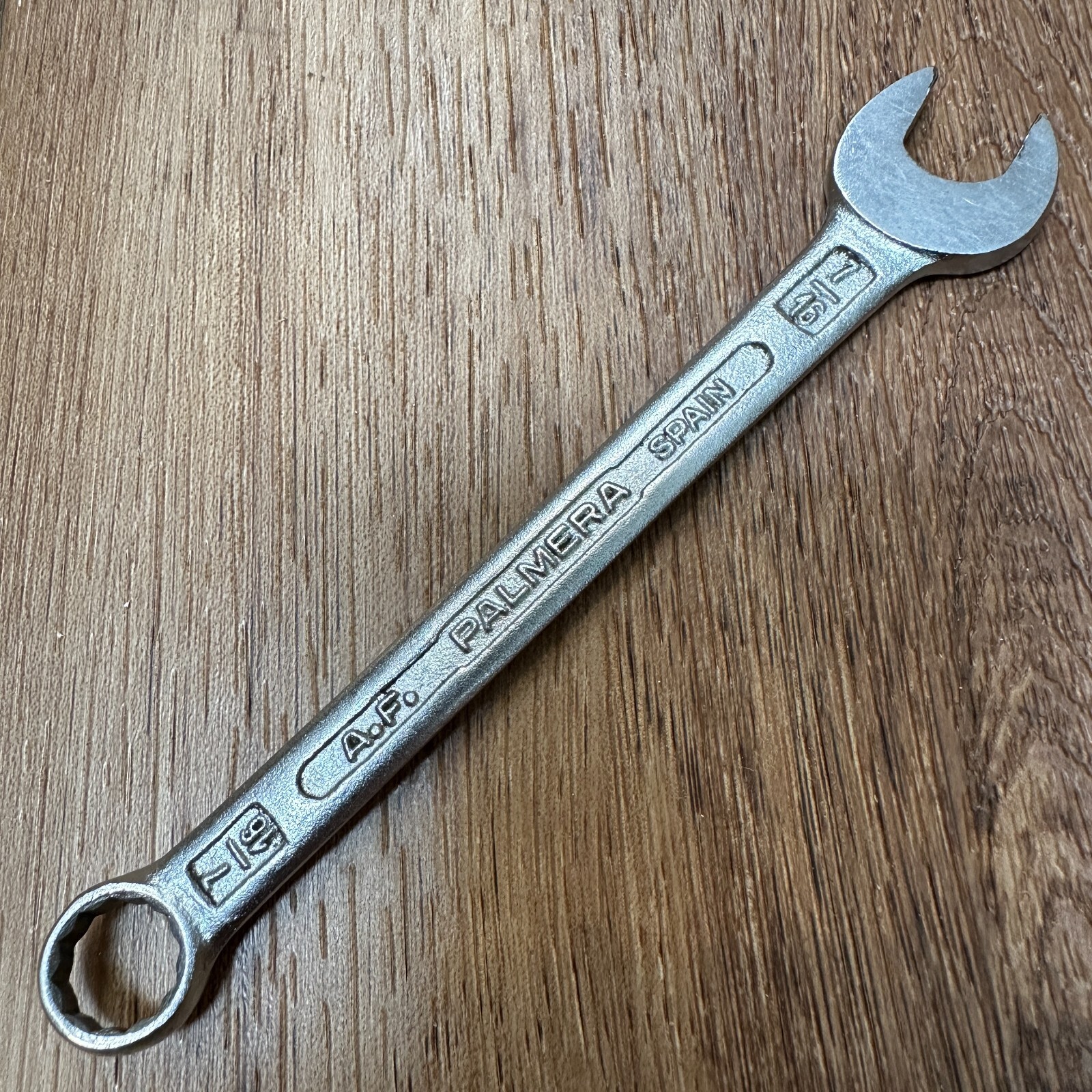 A.F. Palmera Spain 7/16″ SAE Combination Wrench 12 Point Chrome Vanadium