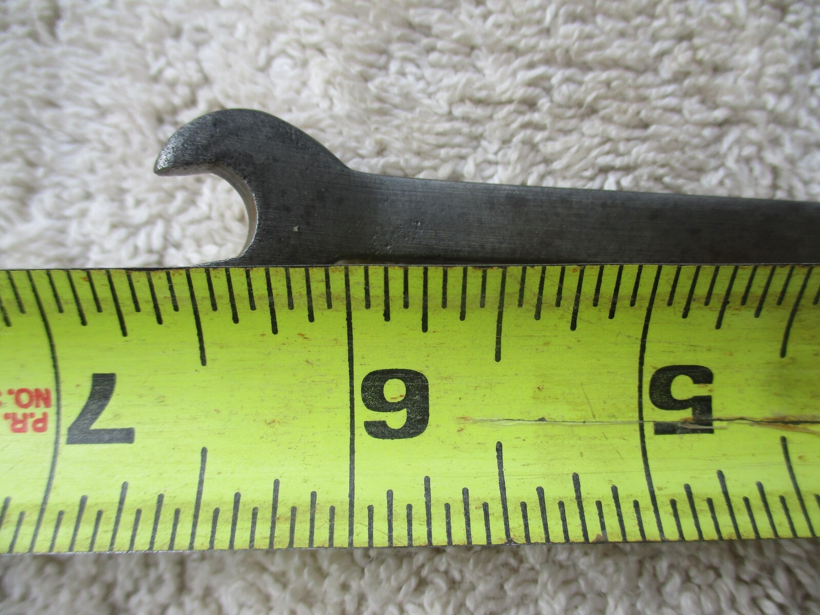USMC UNITED SHOE MACHINERY CORP #439H OPEN END WRENCH 5/16″ X 1/4″ MADE IN USA