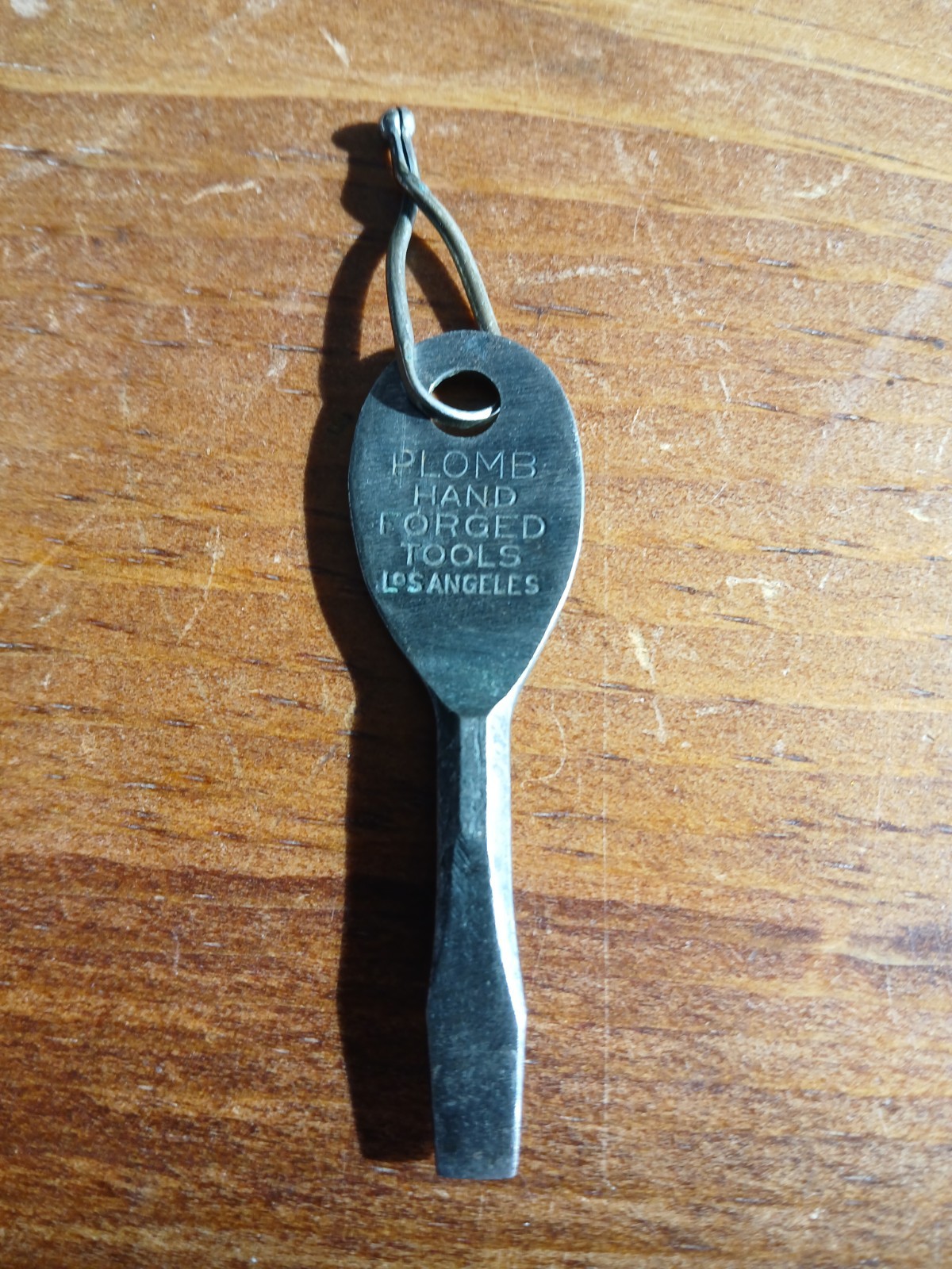 1930s Plomb Hand Forged Tools Los Angeles / E&H HDW J100 Keychain Screwdriver