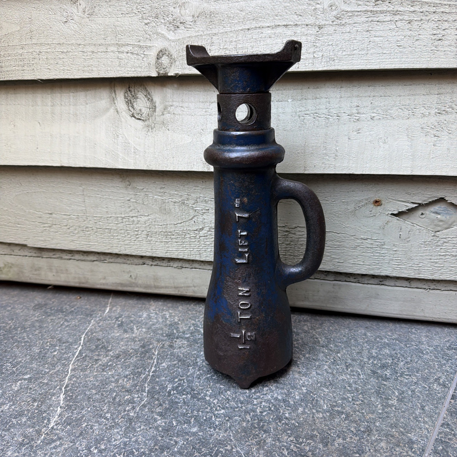 Vintage Woden Bottle Jack – Collectable – Rare Long Lift – Garage – Display