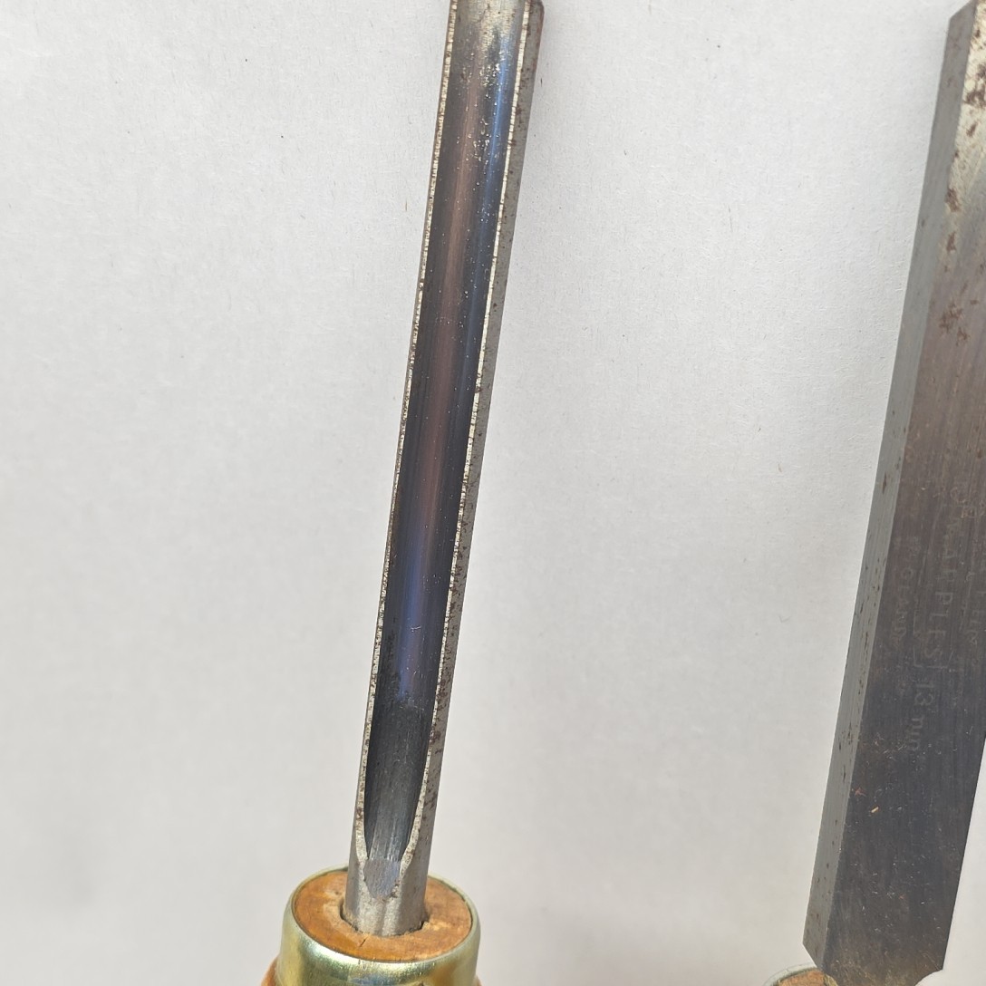 Vintage Marples M1006 Lathe Hand Turning Tools Chisel Set.