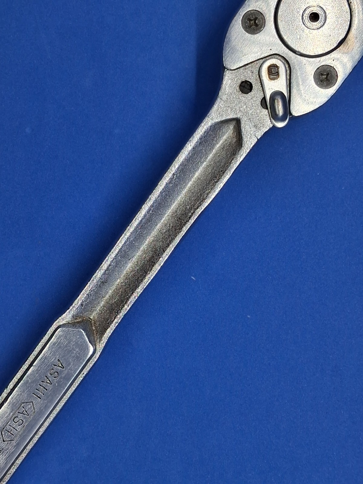 Vintage Asahi ASH Tools VR 425D 1/2″ Drive Ratchet Handle Wrench Made in Japan